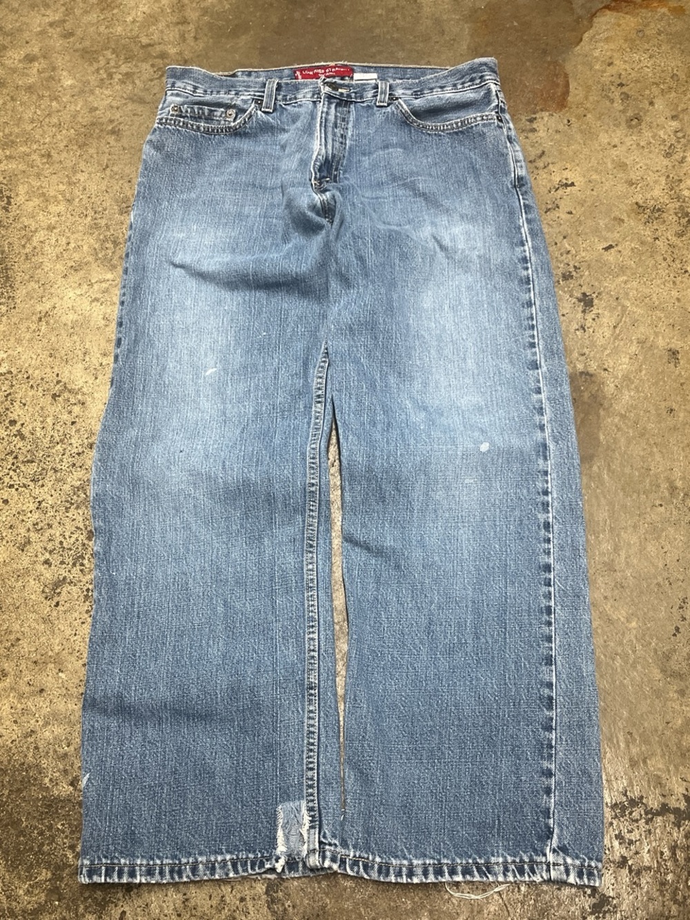 Vintage Levi’s 529 Low Rise Straight Jeans Men’s 34 x 30 Faded Heavyweight Rare